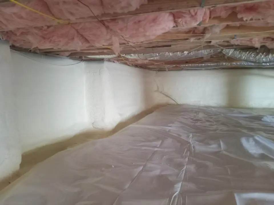 Crawl space encapsulation with closed-cell spray foam for Roof Maintenance in Grandville